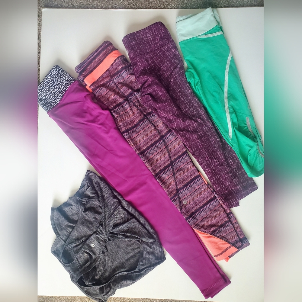 🌷5 Lululemon Leggings And Top